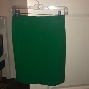 Green pencil shirt - express size 8